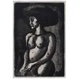 Georges Henri Rouault, Femme, Grabado sin número de tiraje, edición póstuma