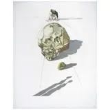 El Suplicio de los hipócritas, Infierno, Canto 23, de la carpeta La Divina Comedia by Salvador Dalí, Xilografía sin número de tiraje, offered Aug 2021