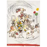 Roberto Matta, Dos himnos de la noche del agua de Gabriela Mistral, serie Verbo América