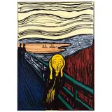 IIIA.58 (e): The scream (After Munch) by Andy Warhol, Serigrafía 206 / 1500, offered Aug 2021