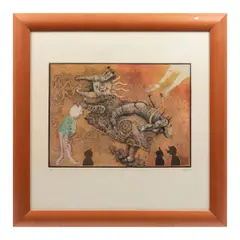 El señor Mirón by Ricardo Anguía, Litografía 9 /21, offered Jul 2021