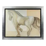 Verónica Garciagoitia, Caballo, Mixta sobre tela