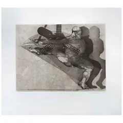Flor Minor, Untitled, Grabado a la punta seca sin número de tiraje