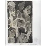 New York Public Library by Jose Luis Cuevas, Serigrafía P. E, offered Jun 2021