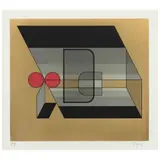 Sin título, de la carpeta Diferencia y Continuidad by Manuel Felguérez, Serigrafía P / T, offered Jun 2021