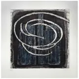Vicente Rojo Almazán, Vuelo Nocturno, de la carpeta Paseos de San Juan, 2000, Grabado 28 / 50