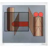 Sin título, de la carpeta Diferencia y Continuidad by Manuel Felguérez, Serigrafía P / T, offered Jun 2021