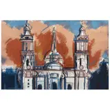 Catedral Metropolitana by Carmen Parra, Serigrafía sin número de tiraje, offered Jun 2021