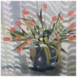 Kathleen Clement, Bouquet de tulipanes, Serigrafía P / A