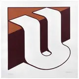 Autor No Identificado, U, de la carpeta Abecedario Gráfico