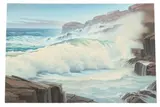 Paul Krapf, Untitled, oil on board 1970