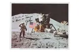 Untitled by Astronaut Jim Irwin Moon Landing, lithograph signed, offered Jan 2026