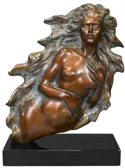 Frederick Hart, Awakening of Eve,, 1994, bronze on base