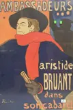 Ambassadeurs, Aristide Bruant by Henri de Toulouse-Lautrec, Lithograph poster Republique Francaise 20 centime tax stamp upper left, offered May 2026