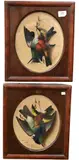 Michelangelo Meucci, A Pair of Still Lifes of Hanging Song Birds, 1874 Both