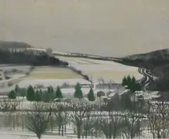 Peter Jogo, I 81 North, gouache on paper