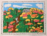 Faith Ringgold, Here Comes Moses, 2014, Screenprint