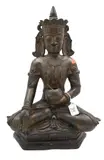 Burmese, Untitled, bronze seated buddha