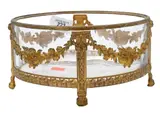 Empire Style, Untitled, bronze and glass center bowl