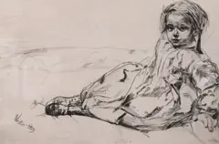 Bibi Valentin by James Abbott McNeill Whistler, 1859, Drypoint etching on on watermarked laid paper with full margins, offered Sep 2025
