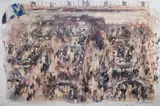 LeRoy Neiman, New York Stock Exchange, 1977, lithograph