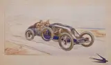 Ernest Montaut, Renault, 1908, lithograph printed by Mabileau, Paris