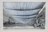Christo, Over the River: Project for the Arkansas River, Company, lithograph, pencil