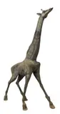 Cast, Untitled, bronze life size giraffe