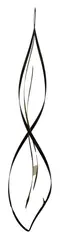 Modernist, Untitled, bronze kinetic hanging spiral