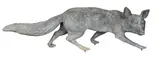 Life Size Cast, Untitled, bronze fox