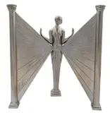 Erté, Le Flambeau, 1990, bronze candlestick