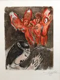 Marc Chagall, Sara et les Anges, Pencil