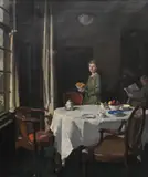 David Alison, The Dessert, Oil on canvas