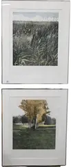 Two "Stormglass" by Phil Greenwood, 1978, Aquatint etching, offered Mar 2025