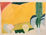 Paul Narkiewicz, Abstract Landscape, Lithograph