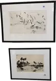 Frank Weston Benson, Turnstones, circa 1928, Etching Pencil