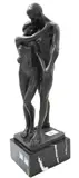 Gustav Pillig, Lovers, bronze on marble base
