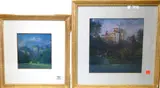 William Partridge Burpee, View of the city from the park, Pastel on paper