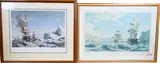 John Stobart, Arctic Whaling Cutting in Among the Floes, Lithograph