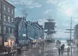 John Stobart, Maiden Lane, New York, in, 1800, Lithograph