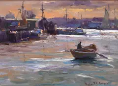 Smith Cove by Robert Charles Gruppe, Oil on canvas, offered Feb 2025