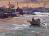 Robert Charles Gruppe, Smith Cove, Oil on canvas