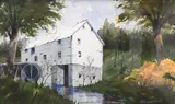 Edward Martin, Watermill, Watercolor on paper