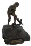 Carl Kauba, A Treasure Seeker, Bronze
