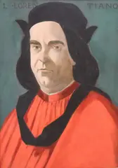 Sandro Botticelli, Portrait of Lorenzo de Ser Piero, Oil on board