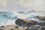 Alphonse Joseph Shelton, The Island, Oil on canvas
