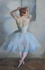Louis Kronberg, Janet Reed San Francisco Opera Ballet, Pastel / paper board