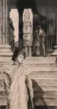 James Tissot, Le Portique de la Galerie Nationale Ã Londres, 1878, Drypoint etching