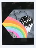Erté, Tempest, Serigraph, artist proof Pencil