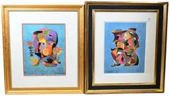 Love is in the Air by Anatole Krasnyansky, lithograph artist proof, offered Feb 2025